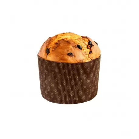 Novacart Corrugated Round Traditional High Style Panettone (Panettone Alto) - 6 1/16” x 4 3/16” - 240 pcs - 750gr Novacart Corrugated Round Traditional High Style Panettone (Panettone Alto) - 6 1/16” x 4 3/16” - 240 pcs - 750gr