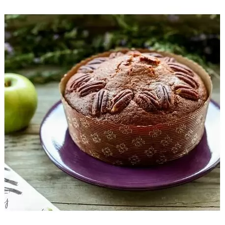 Round High Style Pannetone Paper Pan Ø 8-5/8" x 2-3/4" - 25 pcs Round High Style Pannetone Paper Pan Ø 8-5/8" x 2-3/4" - 25 pcs