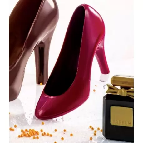 Polycarbonate Shoe Chocolate Mold - 160 x 70 x 120 mm - 120 gr