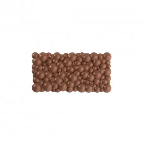 Polycarbonate Chocolate Tablet Bar Mold SPARKLING by Fabrizio Fiorani - 155 x 77 x 12 mm - 3 pcs - 100 gr - 275 x 175 x 24 mm