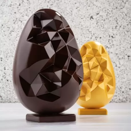 Pavoni KT188 Pavoni Thermoformed PICASSO SMALL CHOCOLATE EGG Mold - Ø 96x150 mm - 170 gr - 2 kit each box Thermoformed Chocol... Pavoni KT188 Pavoni Thermoformed PICASSO SMALL CHOCOLATE EGG Mold - Ø 96x150 mm - 170 gr - 2 kit each box Thermoformed Chocol...