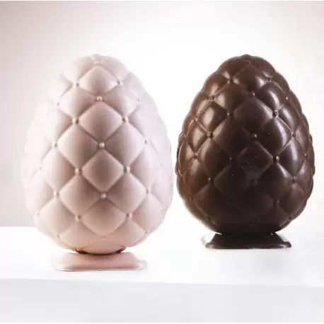 Martellato 20U3D06 Thermoformed Chocolate Quilted CAPITONNE Easter Egg Mold - Ø115 h 155 mm ~230 gr - Set of 2 Thermoformed C... Martellato 20U3D06 Thermoformed Chocolate Quilted CAPITONNE Easter Egg Mold - Ø115 h 155 mm ~230 gr - Set of 2 Thermoformed C...