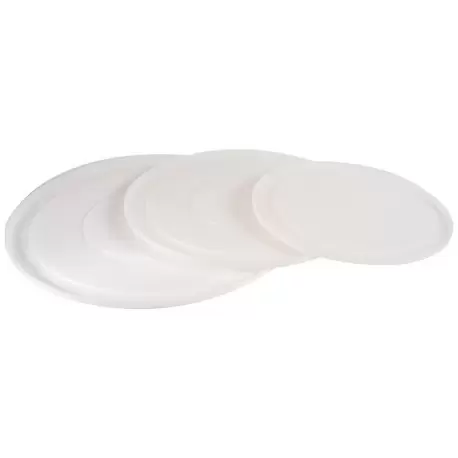 Matfer Bourgeat Lid for White Polypropylene Hemispherical Bowl 12 3/4'' Matfer Bourgeat Lid for White Polypropylene Hemispherical Bowl 12 3/4''