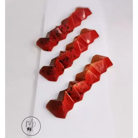 Chocolat Form CF0249 Polycarbonate Chocolate Mold Bar by MAURIZIO FRAU - 117mm x 29.5mm x 15mm - 32gr - 1.7 cavity - 275x135x... Chocolat Form CF0249 Polycarbonate Chocolate Mold Bar by MAURIZIO FRAU - 117mm x 29.5mm x 15mm - 32gr - 1.7 cavity - 275x135x...