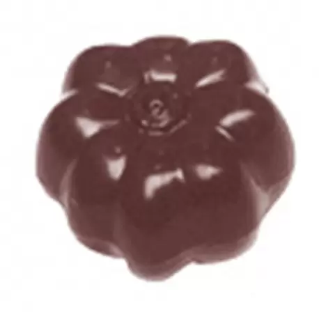 Chocolate World CW1543 Polycarbonate Fall Pumpkin Chocolate Mold - 33 x 33 x 21 mm - 7.5gr - 3x6 Cavity - Double Mold - 275x1... Chocolate World CW1543 Polycarbonate Fall Pumpkin Chocolate Mold - 33 x 33 x 21 mm - 7.5gr - 3x6 Cavity - Double Mold - 275x1...