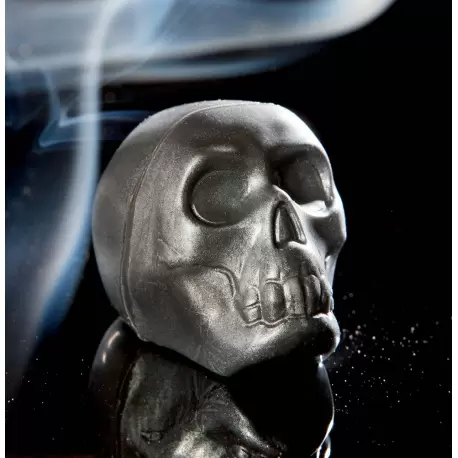 Chocolate World CW1666 Polycarbonate Skull Head Chocolate Mold - 26 x 19 x 27 mm - 16gr - 3x8 Cavity - Double Mold - 275x135x... Chocolate World CW1666 Polycarbonate Skull Head Chocolate Mold - 26 x 19 x 27 mm - 16gr - 3x8 Cavity - Double Mold - 275x135x...