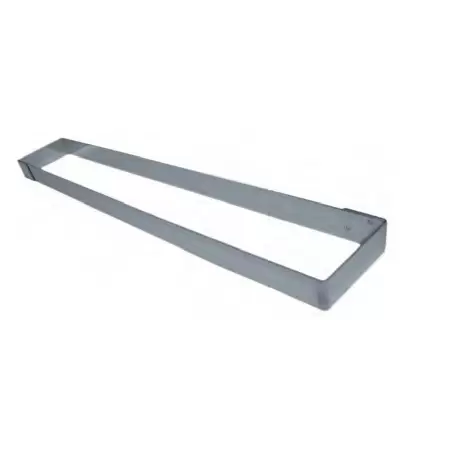 Pastry Chef's Boutique M07210 Stainless Steel Long Rectangle Cake Frame 57 x 11 x 2.5 cm Mousse Rings - 1 3/4''' - 2'' High (... Pastry Chef's Boutique M07210 Stainless Steel Long Rectangle Cake Frame 57 x 11 x 2.5 cm Mousse Rings - 1 3/4''' - 2'' High (...