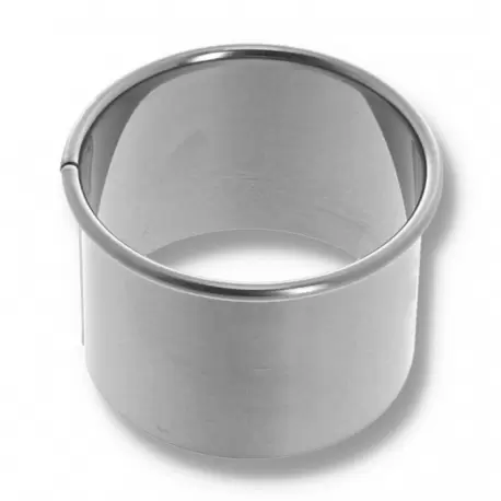 CHB59 Stainless Steel Heavy Duty High Round Pastry Cutter - Ø 9 cm - H.5 cm Stainless Steel Cookie Cutters CHB59 Stainless Steel Heavy Duty High Round Pastry Cutter - Ø 9 cm - H.5 cm Stainless Steel Cookie Cutters