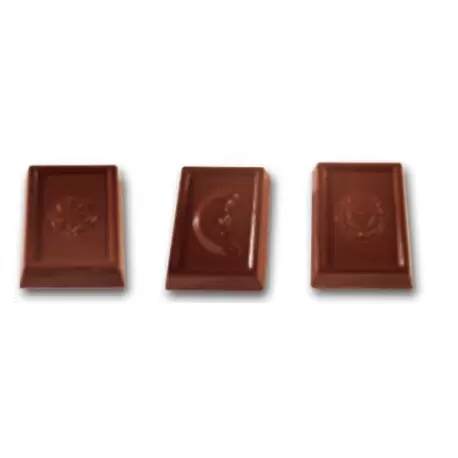 Polycarbonate Chocolate Mold - Snack Bars Mold - 58 x 42 x12 mm - 4x3 - 275x175 mm - gr. 30 ca. - Cabrellon