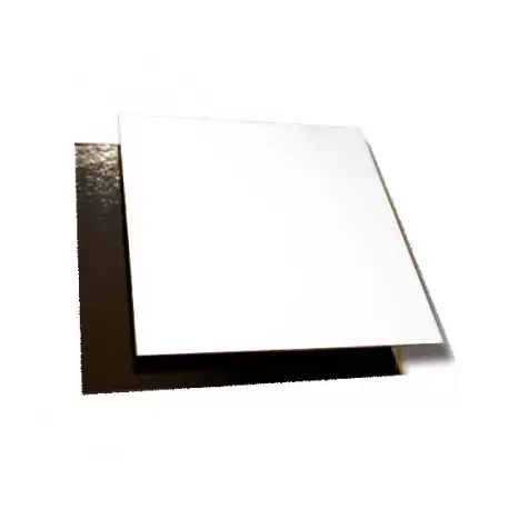 Pastry Chef's Boutique 15801 Black/White Square Cake Board - 18 cm - 7.8'' - 100pcs Cake Boards Pastry Chef's Boutique 15801 Black/White Square Cake Board - 18 cm - 7.8'' - 100pcs Cake Boards