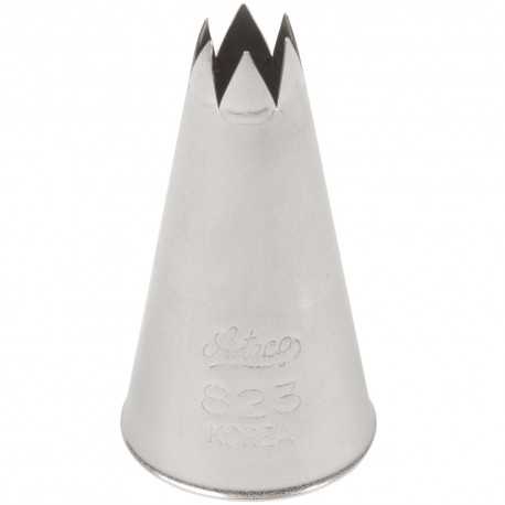 Ateco 823 Ateco 823 - Open Star Pastry Tip .31'' Opening Diameter- Stainless Steel Open Star Pastry Tips Ateco 823 Ateco 823 - Open Star Pastry Tip .31'' Opening Diameter- Stainless Steel Open Star Pastry Tips