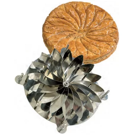Pastry Chef's Boutique 02493 Stainless Steel Galette des Rois Kings Cake Rosace Design Cutter - Ø 28 cm Specialty Cookie Cutters Pastry Chef's Boutique 02493 Stainless Steel Galette des Rois Kings Cake Rosace Design Cutter - Ø 28 cm Specialty Cookie Cutters