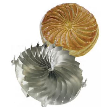Pastry Chef's Boutique 02491 Stainless Steel Galette des Rois Kings Cake Sun Design Cutter - Ø 28 cm Specialty Cookie Cutters Pastry Chef's Boutique 02491 Stainless Steel Galette des Rois Kings Cake Sun Design Cutter - Ø 28 cm Specialty Cookie Cutters