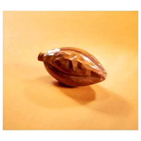 Chocolate World CW12000 Polycarbonate Cacao Bean Facet Chocolate Mold - 48.5 x 26 x 11 mm - 6.5gr - 2x8 Cavity - Double Mold ... Chocolate World CW12000 Polycarbonate Cacao Bean Facet Chocolate Mold - 48.5 x 26 x 11 mm - 6.5gr - 2x8 Cavity - Double Mold ...