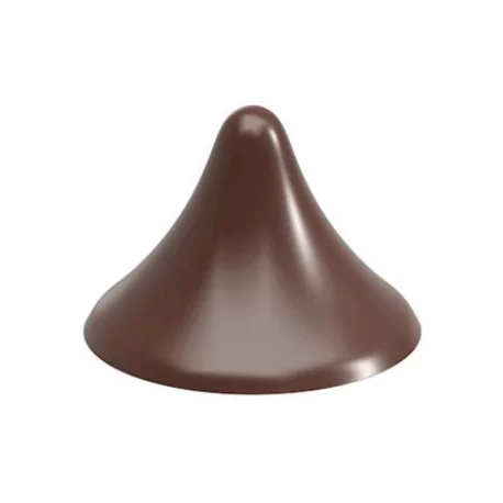 Polycarbonate Praline Cone by Frank Haasnoot Chocolate Mold - 34.5 x 34.5 x 25 mm - 9gr - 3x6 Cavity - 275x135x24mm Polycarbonate Praline Cone by Frank Haasnoot Chocolate Mold - 34.5 x 34.5 x 25 mm - 9gr - 3x6 Cavity - 275x135x24mm