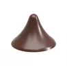 Polycarbonate Praline Cone by Frank Haasnoot Chocolate Mold - 34.5 x 34.5 x 25 mm - 9gr - 3x6 Cavity - 275x135x24mm