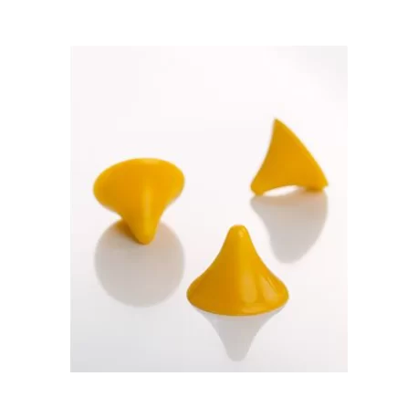 Polycarbonate Praline Cone by Frank Haasnoot Chocolate Mold - 34.5 x 34.5 x 25 mm - 9gr - 3x6 Cavity - 275x135x24mm Polycarbonate Praline Cone by Frank Haasnoot Chocolate Mold - 34.5 x 34.5 x 25 mm - 9gr - 3x6 Cavity - 275x135x24mm