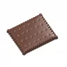 Polycarbonate Petit Buerre / Cookie Chocolate Mold - 59.5 x 50 x 5 mm - 14gr - 2x4 Cavity - 275x135x24mm - Chocolate World
