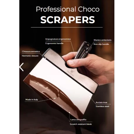 Martellato 50RAS6 Martellato Large Chocolate Scraper - 180x200mm Chocolate Scrapers and Shavers Martellato 50RAS6 Martellato Large Chocolate Scraper - 180x200mm Chocolate Scrapers and Shavers