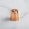 Pastry Chef's Boutique M8700 Premium Copper Canele Mold - 3.5 cm - Made in France Baba & Canneles Molds
