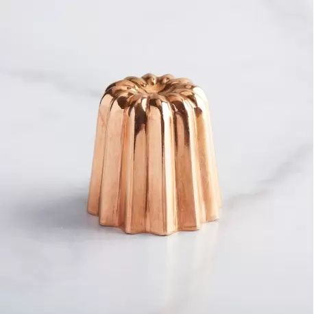 Premium Copper Canele Mold - 4.5 cm - Made in France - Mallard Ferriere