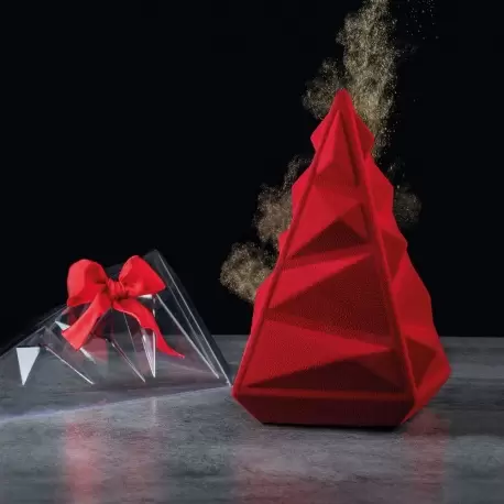 Pavoni KT194 Pavoni Thermoformed Mold - ROCKY TREE - Christmas Trees Ø 125 x 125 x h 195 mm - 2 sets Holidays Molds Pavoni KT194 Pavoni Thermoformed Mold - ROCKY TREE - Christmas Trees Ø 125 x 125 x h 195 mm - 2 sets Holidays Molds