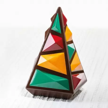 Pavoni KT194 Pavoni Thermoformed Mold - ROCKY TREE - Christmas Trees Ø 125 x 125 x h 195 mm - 2 sets Holidays Molds Pavoni KT194 Pavoni Thermoformed Mold - ROCKY TREE - Christmas Trees Ø 125 x 125 x h 195 mm - 2 sets Holidays Molds