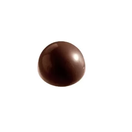 Chocolate World CW2251 Polycarbonate Chocolate Hemisphere Half Sphere Mold Ø50 - 50 x 50 x 25 mm - 40gr - 12x1 Cavity - Doubl... Chocolate World CW2251 Polycarbonate Chocolate Hemisphere Half Sphere Mold Ø50 - 50 x 50 x 25 mm - 40gr - 12x1 Cavity - Doubl...