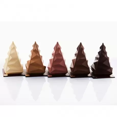 Pavoni KT194 Pavoni Thermoformed Mold - ROCKY TREE - Christmas Trees Ø 125 x 125 x h 195 mm - 2 sets Holidays Molds Pavoni KT194 Pavoni Thermoformed Mold - ROCKY TREE - Christmas Trees Ø 125 x 125 x h 195 mm - 2 sets Holidays Molds