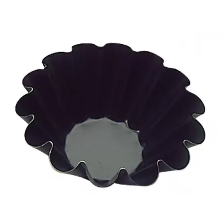 Exopan® Steel Non-Stick Brioche Mold – 14 Flutes - 9 1/2'' x 4'' - 1lb 12oz. Exopan® Steel Non-Stick Brioche Mold – 14 Flutes - 9 1/2'' x 4'' - 1lb 12oz.