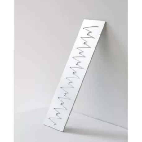 Frank Haasnoot 20FH53 Stainless Steel Heartbeat Template Chocolate Decoration Tool by Frank Haasnoot - 300x85mm Ruler and Pas... Frank Haasnoot 20FH53 Stainless Steel Heartbeat Template Chocolate Decoration Tool by Frank Haasnoot - 300x85mm Ruler and Pas...