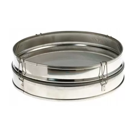 Pastry Chef's Boutique P04521 Stainless Steel Sifter with Stainless Steel Mesh Sifter Sieve - Ø 30 cm - Maille 20 - Larger Me... Pastry Chef's Boutique P04521 Stainless Steel Sifter with Stainless Steel Mesh Sifter Sieve - Ø 30 cm - Maille 20 - Larger Me...