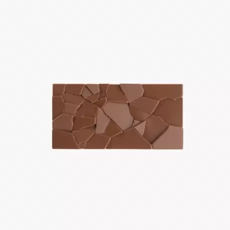 Polycarbonate Chocolate Tablet Bar Mold CRUSH by Fabrizio Fiorani - 155 x 77 x 10 mm - 3 pcs - 100 gr - 275 x 175 x 24 mm Polycarbonate Chocolate Tablet Bar Mold CRUSH by Fabrizio Fiorani - 155 x 77 x 10 mm - 3 pcs - 100 gr - 275 x 175 x 24 mm