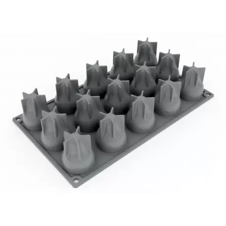 Pavoni KAISER Pear Decoration Silicone Mold - 43x55mm - 46ml - 15imprints