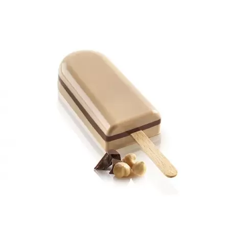 Silikomart GEL12 Cremino Set of 2 Ice Cream Molds - Tray and 50 Sticks Silikomart GEL12 Cremino Set of 2 Ice Cream Molds - Tray and 50 Sticks