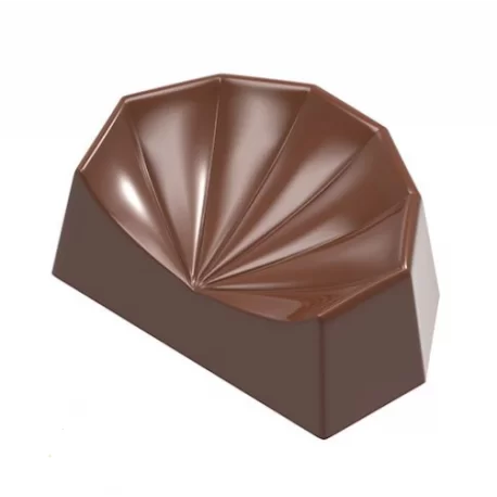 Polycarbonate Chocolate Peacock Shape Mold by Davide Comaschi - 38.5x26x14.5mm - 14.5g - 2x8 cavity layout - 275x135x24mm Polycarbonate Chocolate Peacock Shape Mold by Davide Comaschi - 38.5x26x14.5mm - 14.5g - 2x8 cavity layout - 275x135x24mm