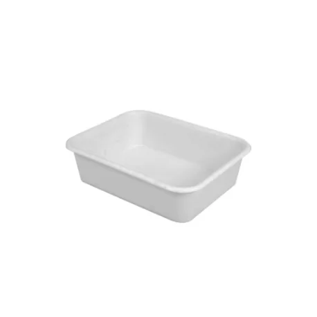 Heavy Rigid Plastic Rectangular Dough Food Container - 20 L - 53 x 40.5 cm - Height 14,5 cm