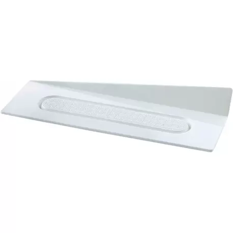 Silikomart White Rectangular Eclair Mini Plastic Tray 140 x 40 mm - White - 100pcs Silikomart White Rectangular Eclair Mini Plastic Tray 140 x 40 mm - White - 100pcs