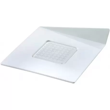 Pastry Chef's Boutique B17197W Silikomart White Square Mini Plastic Pastry Tray - 83 x 83 mm - 100pcs Mono Cake Boards Pastry Chef's Boutique B17197W Silikomart White Square Mini Plastic Pastry Tray - 83 x 83 mm - 100pcs Mono Cake Boards