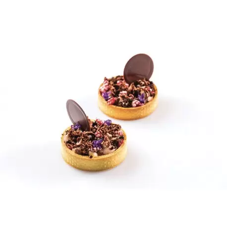 Silikomart 52.277.20.0165 Round Composite Tart Ring - 100mm dia x 20mm H - 4pcs Round Tart Ring Silikomart 52.277.20.0165 Round Composite Tart Ring - 100mm dia x 20mm H - 4pcs Round Tart Ring
