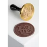 Frank Haasnoot 20FH31L Martellato Large LOVE Stamp Chocolate Decoration Tool by Frank Haasnoot - 6cm Chocolate Stamps