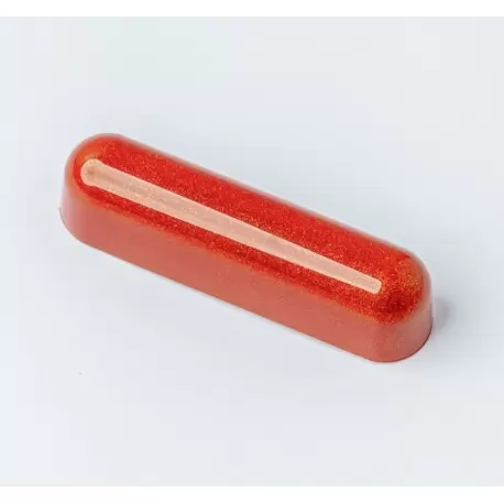 Polycarbonate Éclair Snack Bar Chocolate Mold by Carole Bertuccio - 78.5 x 19 x 20 mm - 29gr - 4x3 Cavity - 275x135x24mm Polycarbonate Éclair Snack Bar Chocolate Mold by Carole Bertuccio - 78.5 x 19 x 20 mm - 29gr - 4x3 Cavity - 275x135x24mm
