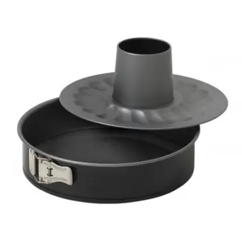 Matfer Bourgeat Exopan® Non-Stick Spring Form Molds - Diameter/Height 11”, 2 1/2”
