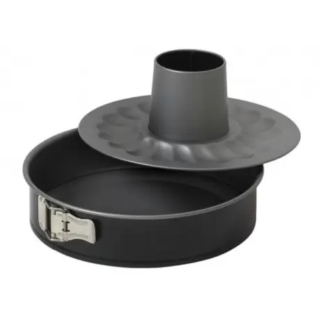 Matfer Bourgeat Exopan® Non-Stick Spring Form Molds - Diameter/Height 11”, 2 1/2”