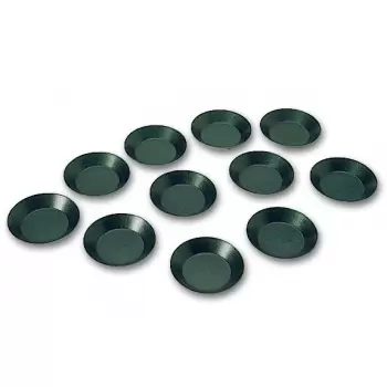 Matfer Bourgeat Exopan® Steel Non-Stick Plain Round Tartlet Mold - Dimensions: 5/13″ x 1 3/4″ -Pack of 25
