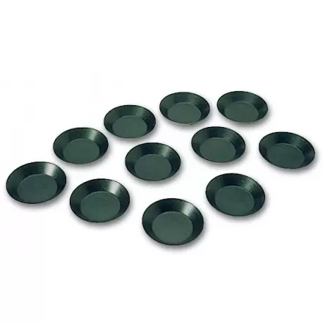 Matfer Bourgeat Exopan® Steel Non-Stick Plain Round Tartlet Mold - Dimensions: 5/13″ x 1 3/4″ -Pack of 25 Matfer Bourgeat Exopan® Steel Non-Stick Plain Round Tartlet Mold - Dimensions: 5/13″ x 1 3/4″ -Pack of 25