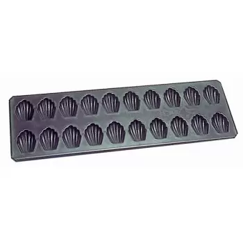 Matfer Bourgeat Exopan Nonstick Madeleine Pan - 80 mm Madeleines -40 Cavity - 600x400 mm