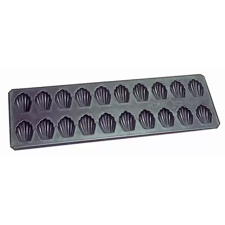 Matfer Bourgeat Exopan Nonstick Madeleine Pan - 80 mm Madeleines -40 Cavity - 600x400 mm