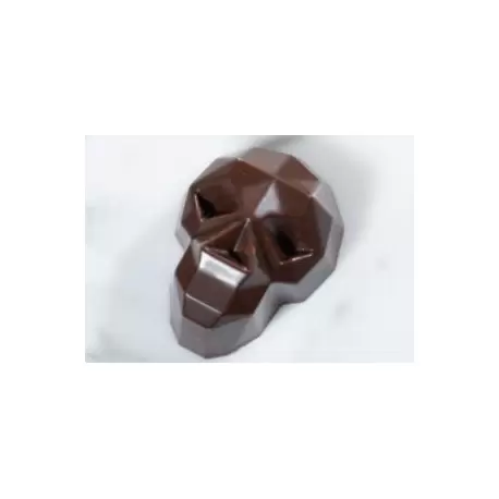 Polycarbonate Halloween Skull Chocolate Mold - 37x28x18 - 10gr - 20 cavity Polycarbonate Halloween Skull Chocolate Mold - 37x28x18 - 10gr - 20 cavity