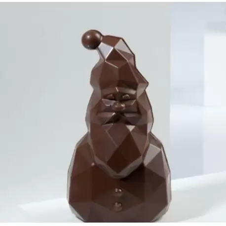 Martellato MA3013 Polycarbonate Diamond Santa Claus Chocolate Mold - 68x61x130 - 2pcs Holidays Molds Martellato MA3013 Polycarbonate Diamond Santa Claus Chocolate Mold - 68x61x130 - 2pcs Holidays Molds